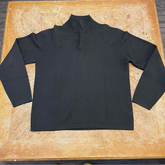 Banana Republic Brown Merino Wool Mens Sweater Sz Large - Picture 1 of 8